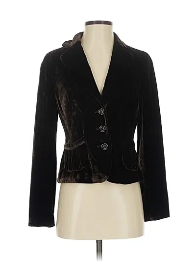 Pre-owned Banana Republic Blazer Jacket In Black