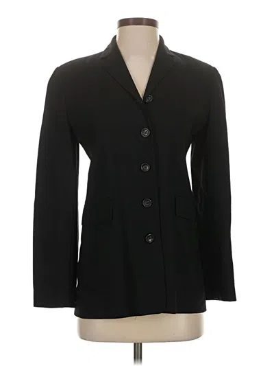 Pre-owned Banana Republic Blazer Jacket In Black