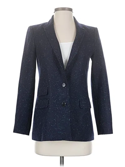 Pre-owned Banana Republic Blazer Jacket In Blue