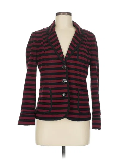 Pre-owned Banana Republic Blazer Jacket In Burgundy