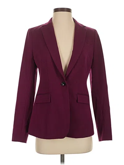 Pre-owned Banana Republic Blazer Jacket In Burgundy