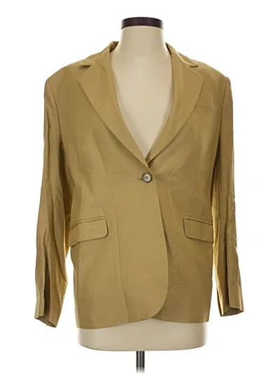 Pre-owned Banana Republic Blazer Jacket In Gold
