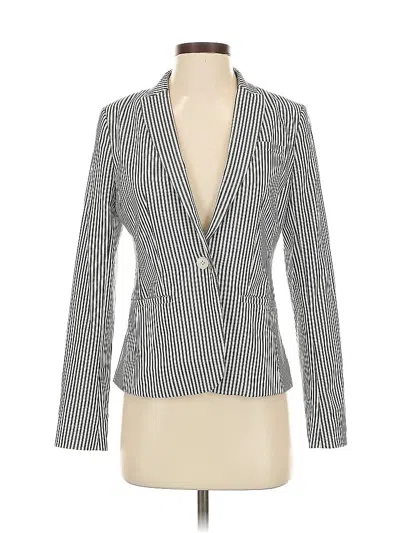 Pre-owned Banana Republic Blazer Jacket In Gray