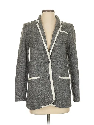 Pre-owned Banana Republic Blazer Jacket In Gray