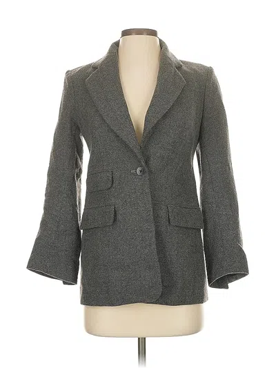 Pre-owned Banana Republic Blazer Jacket In Gray