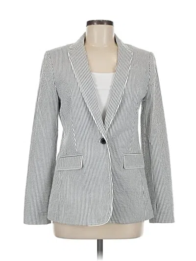 Pre-owned Banana Republic Blazer Jacket In Gray