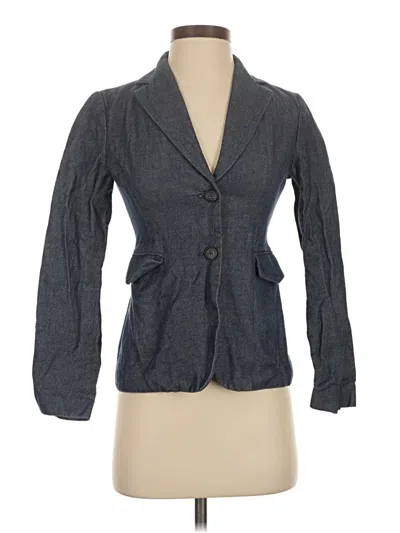 Pre-owned Banana Republic Blazer Jacket In Gray
