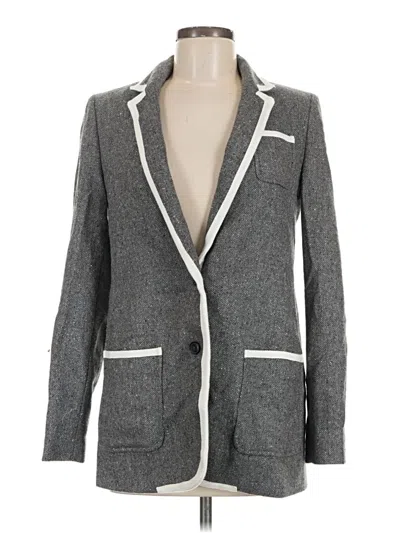 Pre-owned Banana Republic Blazer Jacket In Gray