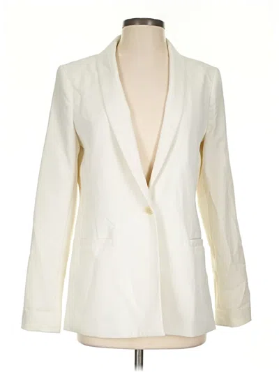 Pre-owned Banana Republic Blazer Jacket In Ivory