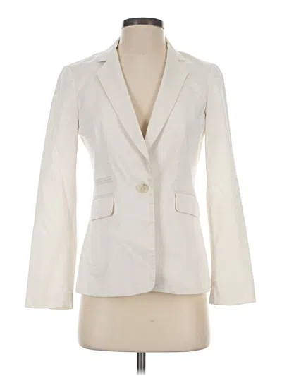 Pre-owned Banana Republic Blazer Jacket In Ivory