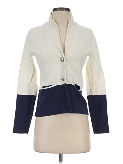 Pre-owned Banana Republic Blazer Jacket In Ivory