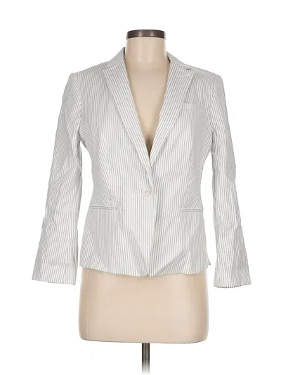 Pre-owned Banana Republic Blazer Jacket In Silver