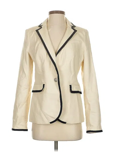 Pre-owned Banana Republic Blazer Jacket In White