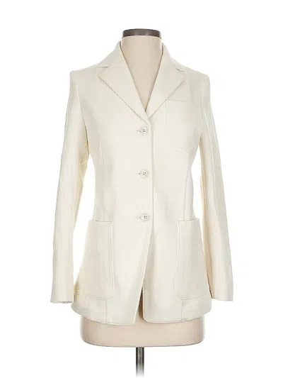 Pre-owned Banana Republic Blazer Jacket In White