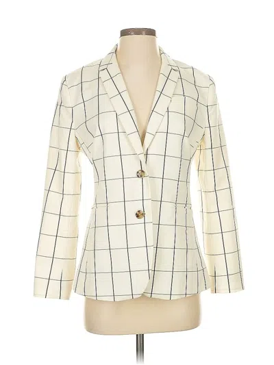 Pre-owned Banana Republic Blazer Jacket In White