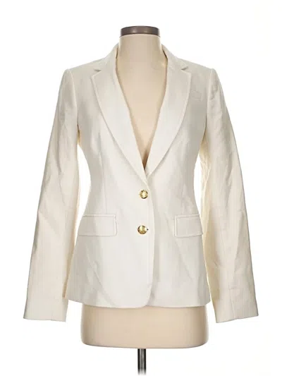 Pre-owned Banana Republic Blazer Jacket In White