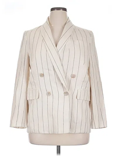 Pre-owned Banana Republic Blazer Jacket In White