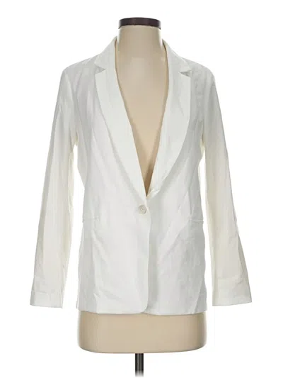 Pre-owned Banana Republic Blazer Jacket In White