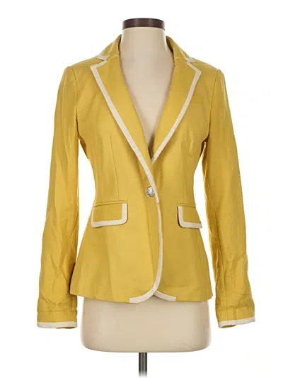 Pre-owned Banana Republic Blazer Jacket In Yellow