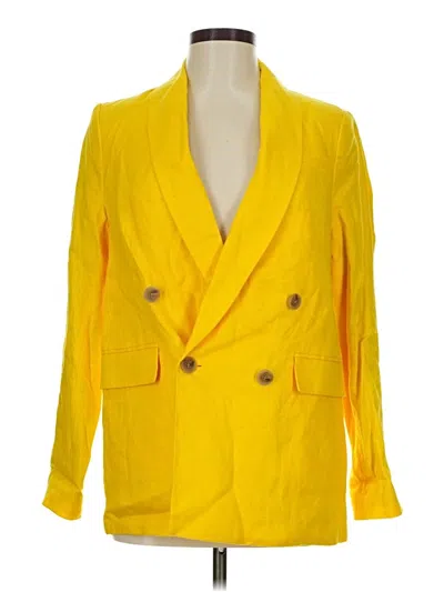 Pre-owned Banana Republic Blazer Jacket In Yellow