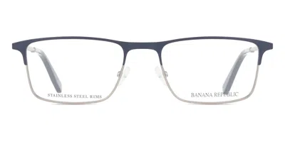 Banana Republic Br 116 0ku0 Men's Glasses Blue Size 52 - Free Lenses - Blue Light Block Available In Neutral