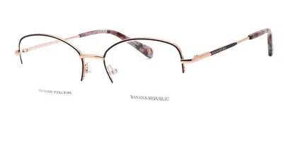 Banana Republic Br 218 Women's Glasses, Burgundy, Size 50