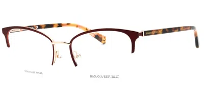 Banana Republic Br 223 Women's Glasses, Burgundy, Size 52