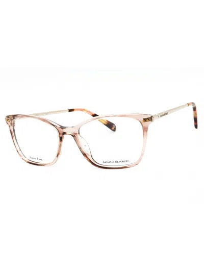 Banana Republic Br 228 Eyeglasses In Brw Viol Hv/clear Demo Lens