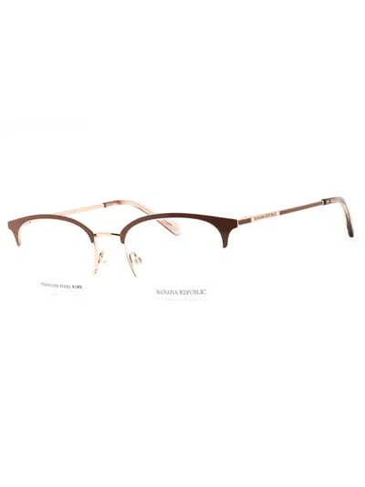 Banana Republic Br 229 Eyeglasses In Bk Gdcppr/clear Demo Lens