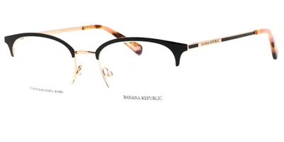 Banana Republic Br 229 Women's Glasses, Black, Size 50