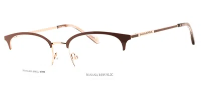 Banana Republic Br 229 Women's Glasses, Brown, Size 50