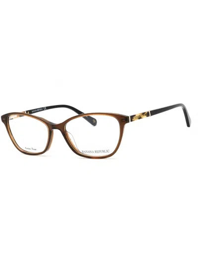 Banana Republic Bree Eyeglasses In Brwviolhv/clear Demo Lens
