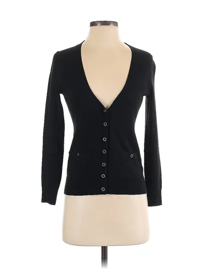 Pre-owned Banana Republic Cardigan Sweater In Black