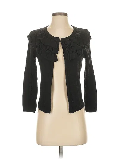 Pre-owned Banana Republic Cardigan Sweater In Black