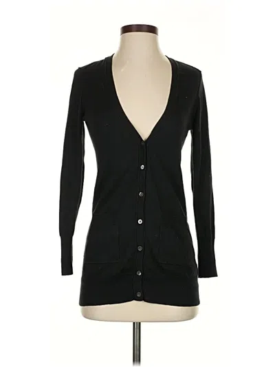 Pre-owned Banana Republic Cardigan Sweater In Black