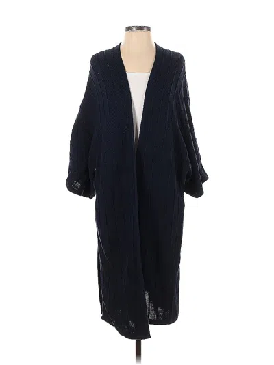 Pre-owned Banana Republic Cardigan Sweater In Blue