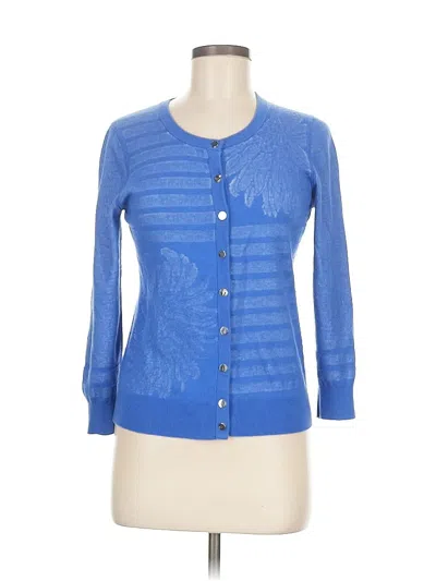 Pre-owned Banana Republic Cardigan Sweater In Blue