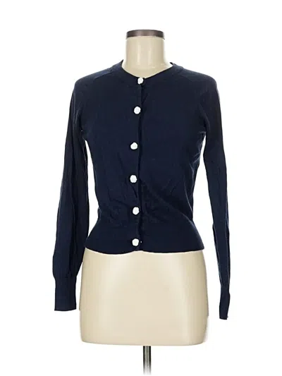 Pre-owned Banana Republic Cardigan Sweater In Blue