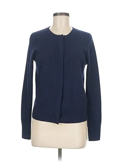 Pre-owned Banana Republic Cardigan Sweater In Blue