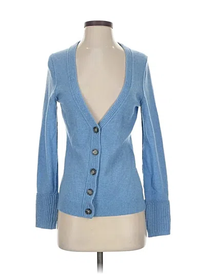 Pre-owned Banana Republic Cardigan Sweater In Blue