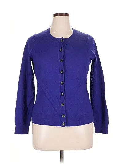 Pre-owned Banana Republic Cardigan Sweater In Blue