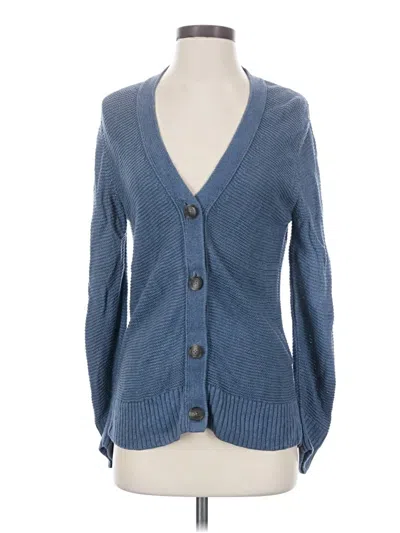 Pre-owned Banana Republic Cardigan Sweater In Blue