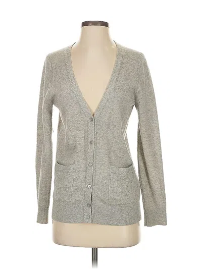Pre-owned Banana Republic Cardigan Sweater In Gray