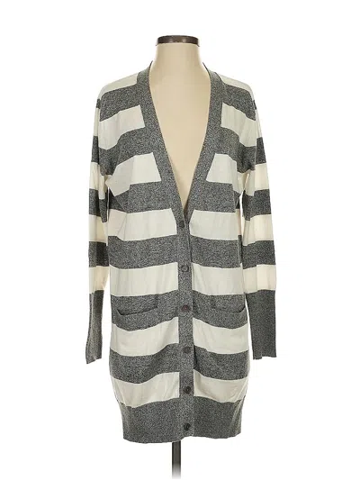 Pre-owned Banana Republic Cardigan Sweater In Gray