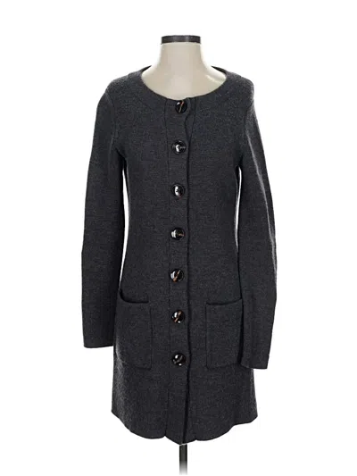 Pre-owned Banana Republic Cardigan Sweater In Gray