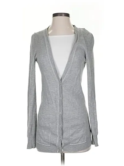 Pre-owned Banana Republic Cardigan Sweater In Gray