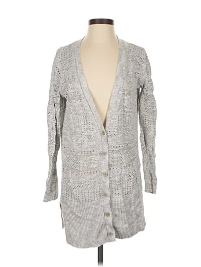 Pre-owned Banana Republic Cardigan Sweater In Gray