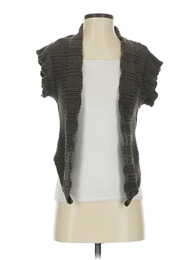 Pre-owned Banana Republic Cardigan Sweater In Gray
