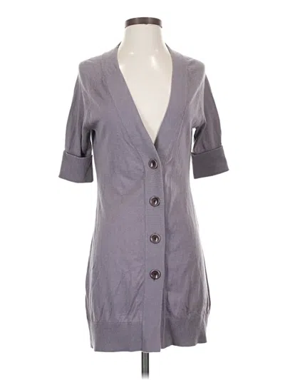Pre-owned Banana Republic Cardigan Sweater In Gray