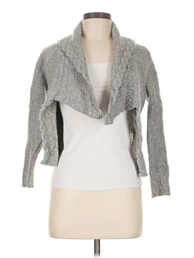 Pre-owned Banana Republic Cardigan Sweater In Gray